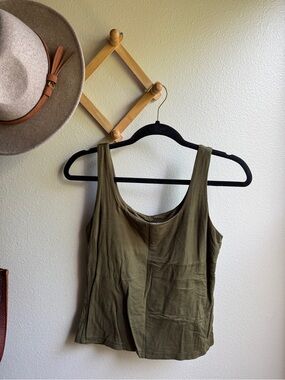 CJLA Olive Green Rachel Tank Top